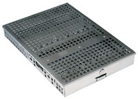 Premier Mark IV 8" x 11" x 1.5", 12 or 24 Instruments Stainless Steel Cassette
