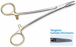 Premier Mayo-Hegar 6 1/4" Needle Holder with TC Tungsten Carbide Inserts