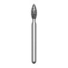 Solo #1920 coarse grit, football shaped diamond bur, single use. Package of 25 burs