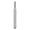 Solo #0710 coarse grit, flat end cylinder diamond bur, single use. Package of 25 burs