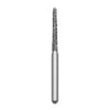 Solo #1114.10 coarse grit, round end taper diamond bur, single use. Package of 25 burs