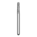 Solo #1118.7 coarse grit, round end taper diamond bur, single use. Package of 25 burs