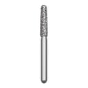Solo #1121.8 coarse grit, round end taper diamond bur, single use. Package of 25 burs