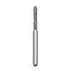 Solo #1812.8 coarse grit, beveled cylinder diamond bur, single use. Package of 25 burs