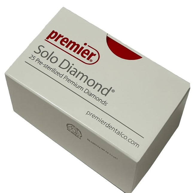 Solo FG 245 medium grit operative diamond bur, single use, sterile, 25/pk