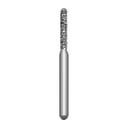 Solo #1212.7C coarse grit, KS cylinder diamond bur, single use. Package of 25 burs