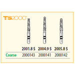 TS2000 Speed Cut Diamond FG #2001.8 SS (Short Shank) Flat End Taper Coarse