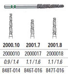 TS2000 Speed Cut Diamond FG #2001.8 Flat End Taper, Coarse, pack of 5