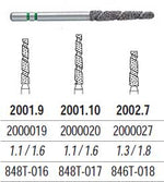 TS2000 Speed Cut Diamond FG #2001.10 Flat End Taper Coarse, pack of 5