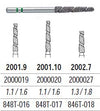 TS2000 Speed Cut Diamond FG #2001.9 Flat End Taper Coarse, pack of 5