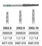 TS2000 Speed Cut Diamond FG #2002.8 Flat End Taper Coarse, pack of 5