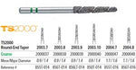 TS2000 Speed Cut Diamond FG #2003.7 Round End Taper Coarse, pack of 5