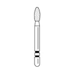 Two Striper FG #290.4 football shaped fine diamond bur, pack of 5