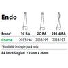 Two Striper RA #1C Coarse Endo Diamond Bur. Single diamond