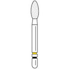 Two Striper Ztech FG #285.5ZX Football Shaped Diamond Bur for Zirconia Adjustment, 3/Pk
