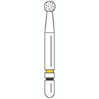 Two Striper Ztech FG #125ZX Round Diamond Bur for Zirconia Adjustment, 3/Pk
