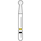 Two Striper Ztech FG #125NZX Round Diamond Bur for Zirconia Adjustment, 3/Pk