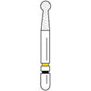 Two Striper Ztech FG #125NZX Round Diamond Bur for Zirconia Adjustment, 3/Pk