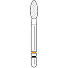 Two Striper Ztech FG #285.5ZF Football Shaped Diamond Bur for Zirconia Adjustment, 5/Pk