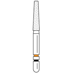 Two Striper Ztech FG #703.8KR ZF Flat End Taper Diamond Bur for Zirconia Adjustment, 5/Pk