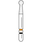 Two Striper Ztech FG #125NZF Round Diamond Bur for Zirconia Adjustment, 5/Pk