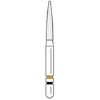 Two Striper Ztech FG #L260.8ZF Long Shank Flame Shaped Diamond Bur for Zirconia Adjustment, 5/Pk