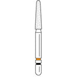 Two Striper Ztech FG #L770.8ZF Long Shank Round End Taper Diamond Bur for Zirconia Adjustment, 5/Pk