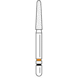 Two Striper Ztech FG #L770.8ZF Long Shank Round End Taper Diamond Bur for Zirconia Adjustment, 5/Pk