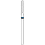Two Striper Ztech HP #X590.12ZM Cylinder Round End Diamond Bur, 1/Pk
