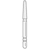 Two Striper Ztech FG #L770.8ZM Long Shank Round End Taper Diamond Bur for Zirconia Adjustment, 5/Pk