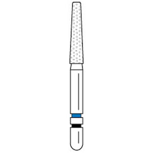 Two Striper Ztech FG #703.8KR ZM Flat End Taper Diamond Bur for Zirconia Adjustment, 5/Pk