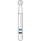 Two Striper Ztech FG #125ZM Round Diamond Bur for Zirconia Adjustment, 5/Pk