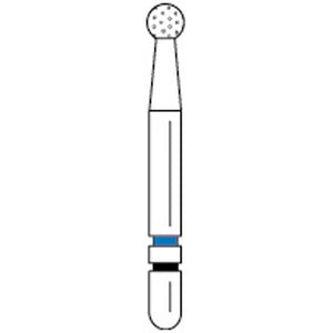 Two Striper Ztech FG #125ZM Round Diamond Bur for Zirconia Adjustment, 5/Pk