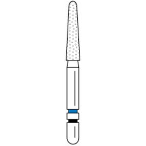 Two Striper Ztech FG #770.8ZM Round End Taper Diamond Bur for Zirconia Adjustment, 5/Pk