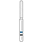 Two Striper Ztech FG #550.8ZM Cylinder Round End Diamond Bur for Zirconia Adjustment, 5/Pk