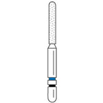 Two Striper Ztech FG #550.8ZM Cylinder Round End Diamond Bur for Zirconia Adjustment, 5/Pk