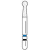 Two Striper Ztech FG #125NZM Round Diamond Bur for Zirconia Adjustment, 5/Pk