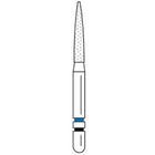 Two Striper Ztech FG #L260.8ZM Long Shank Flame Shaped Diamond Bur for Zirconia Adjustment, 5/Pk