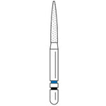 Two Striper Ztech FG #L260.8ZM Long Shank Flame Shaped Diamond Bur for Zirconia Adjustment, 5/Pk
