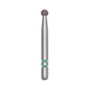 Two Striper FG #120 Coarse Diamond Bur, Round. Pack of 5