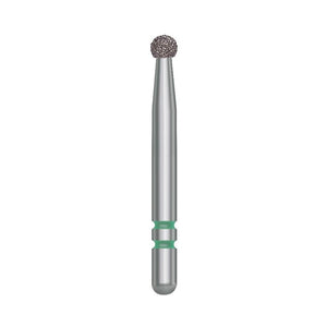 Two Striper FG #120 Coarse Diamond Bur, Round. Pack of 5
