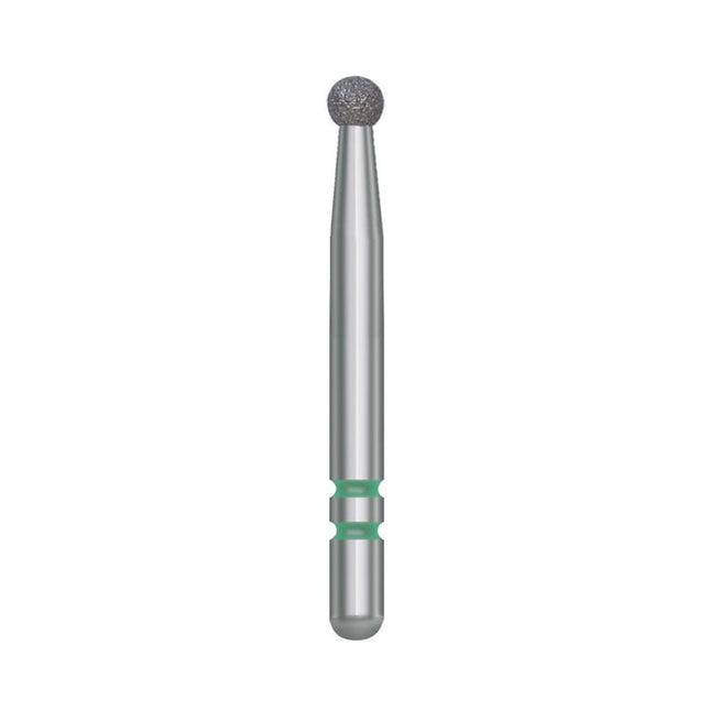 Two Striper FG #120 Fine Diamond Bur, Round. Pack of 5
