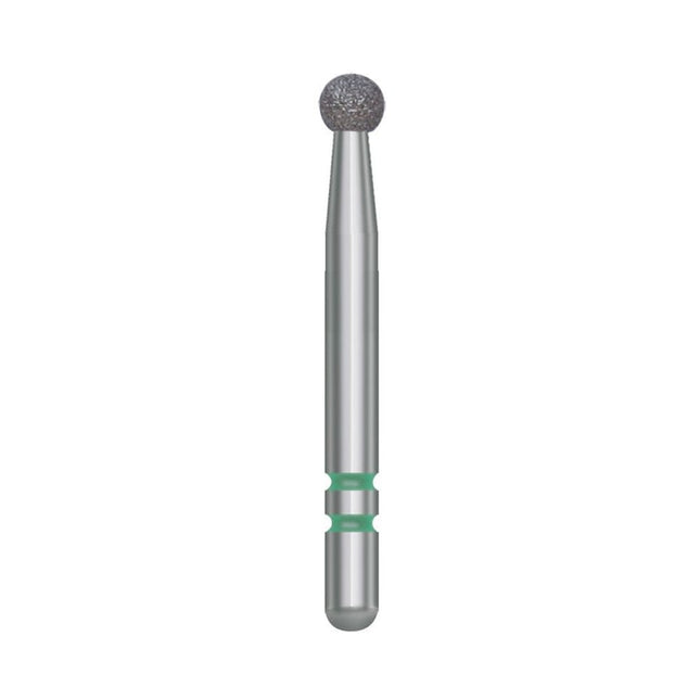 Two Striper FG #125 Fine Diamond Bur, Round. Pack of 5