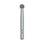 Two Striper FG #130 Coarse Diamond Bur, Round. Pack of 5