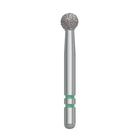 Two Striper FG #135 Coarse Diamond Bur, Round. Pack of 5