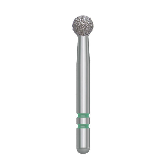 Two Striper FG #135 Coarse Diamond Bur, Round. Pack of 5