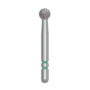 Two Striper FG #135 Coarse Diamond Bur, Round. Pack of 5