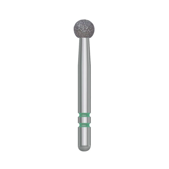Two Striper FG #135 Fine Diamond Bur, Round. Pack of 5