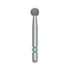 Two Striper FG #135 Fine Diamond Bur, Round. Pack of 5