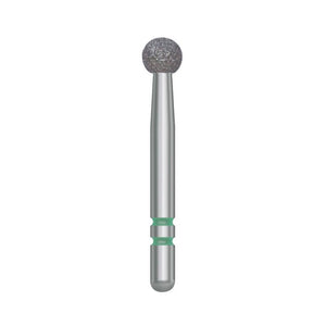Two Striper FG #135 Fine Diamond Bur, Round. Pack of 5
